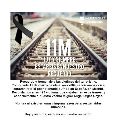 EN RECUERDO DE LAS VICTIMAS DEL 11 M 