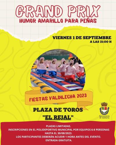 Grand Prix y humor amarillo para peñas