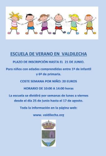 Escuela  de verano en Valdilecha