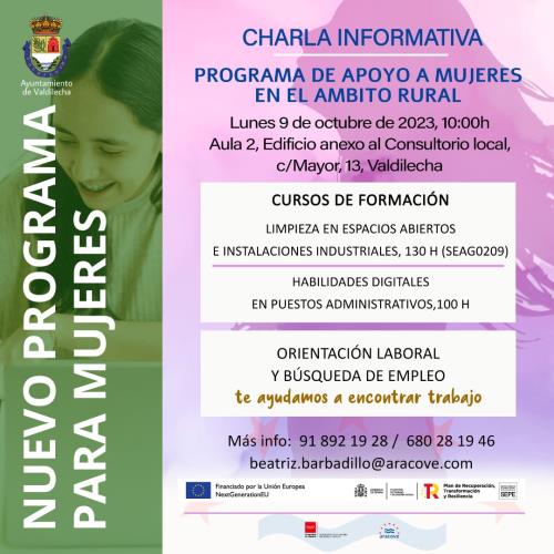 Nueva charla informativa sobre Orientación Laboral y Búsqueda de Empleo organizada por ARACOVE