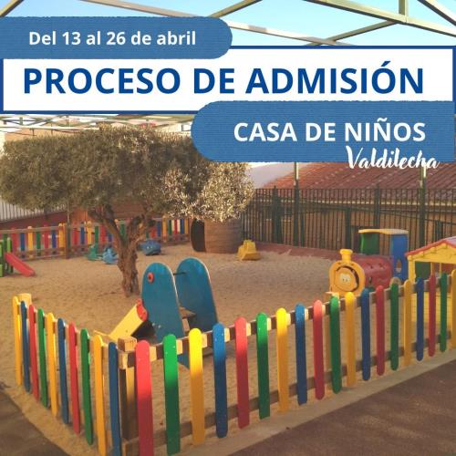 Proceso de admisión de alumnos en la Casa de Niños de Valdilecha 2023/2024