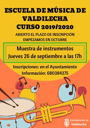 INSCRIPCIONES ESCUELA DE MÚSICA