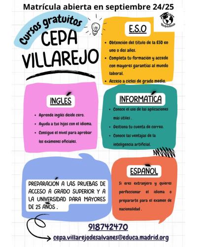 Escuela de Adultos CEPA Villarejo de Salvanés en Valdilecha