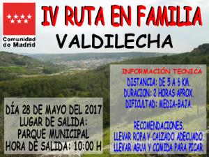 Recuerda: IV RUTA EN FAMILIA EL DÍA 28 DE MAYO