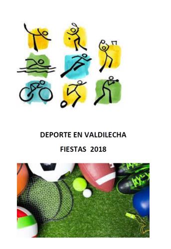 Actividades deportivas durante el mes de agosto