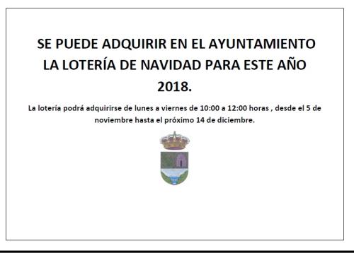 LOTERÍA DE NAVIDAD EN EL AYUNTAMIENTO