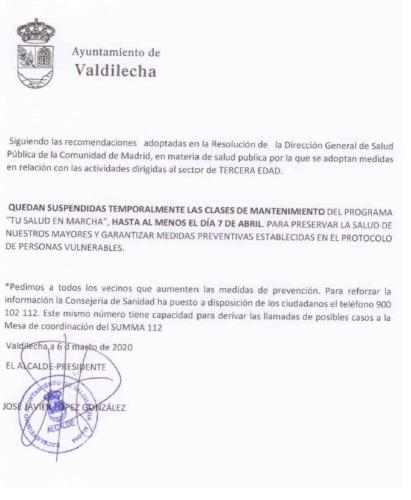 información Corona Virus
