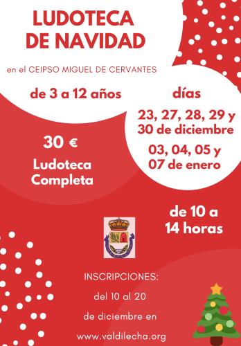 LUDOTECA DE NAVIDAD EN VALDILECHA 