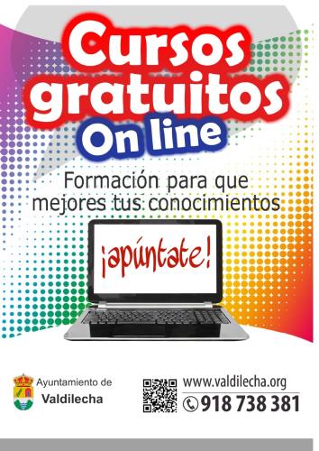 CURSOS ON- LINE EN VALDILECHA