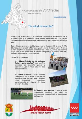 Valdilecha  participa en las II Jornadas de actividad Física y salud en el ámbito local