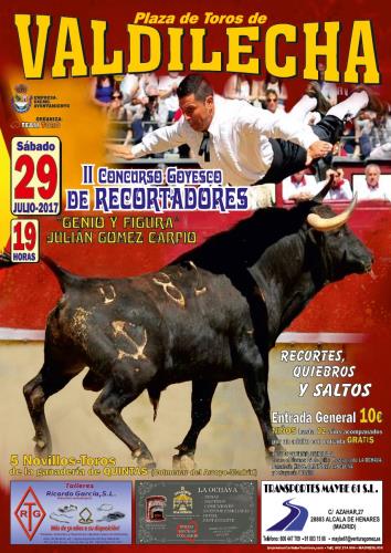 II CONCURSO GOYESCO DE RECORTADORES EN LA PLAZA DE TOROS DE VALDILECHA